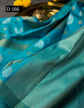 sky kota silk fabric kanchipuram weaving jacqaurd  work wedding 