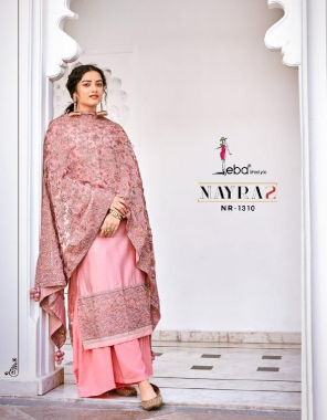 pink top-pure maheshwari viscose silk |bottom -dull santoon |dupatta -heavy fox georgette fabric embroidery work work running  