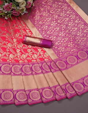 pink wine soft lichi silk fabric weaving jacqaurd  work ethnic 