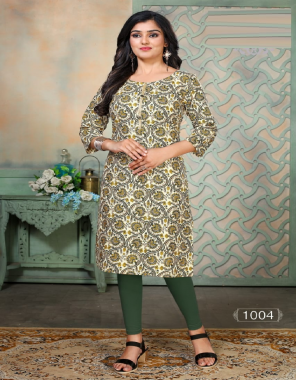 yellow cotton | length - 41 to 42 fabric printed work casual 