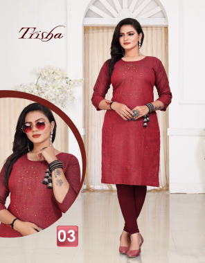 maroon south cotton | length - 40 fabric embroidery work festive 