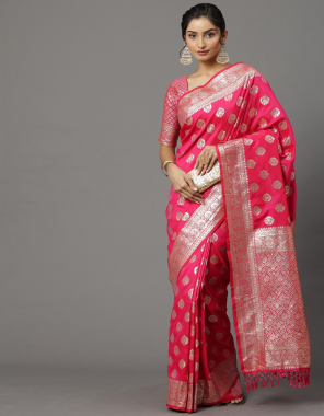 pink womens silk blend woven fabric jacqaurd work casual 