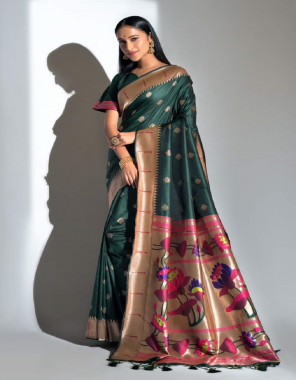 rama soft silk paithani fabric weaving jacquard work festive 