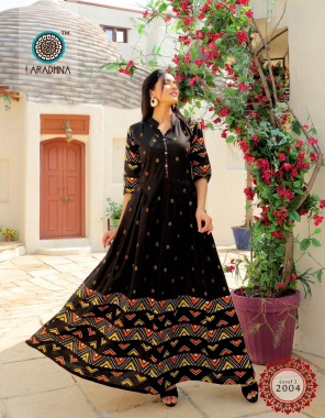 black heavy cotton fabric print with manual work work casual 