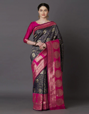 black soft pure silk with heavy weaving rich pallu fabric weaving work ethnic 