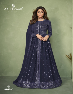 purple top - georgette with front and back embroidery work ( free size stitched ) | sleeves - georgtte with embroidery work | inner - santoon  ( attached with top ) | bottom - georgette ( free size stitched ) | dupatta - georgette ( 2.25 m) | top bust size - free size stitched upto 42 inch ( free size stitched ) |bottom size - gharara stitched upto 44 inch waist ( free size stitched ) | type - semi stitched fabric embroidery work festive 