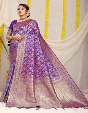 purple pure silk handloom fabric weaving work ethnic 