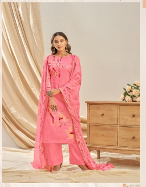 baby pink top - 100% pure cotton linen with digital print ( 2.50m) | dupatta - pure nazneen chiffon ( 2.30m) | bottom - pure cotton salwar fabric printed work ethic 