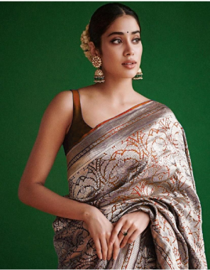 maroon saree - banarasi silk | blouse - banarasi silk fabric weaving work ethnic 