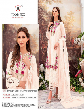 white top - fox georgette with embroidery sequance work | bottom - santoon with patch work | inner - santoon | dupatta - nazneen with embroidery work | size - 58 ( 9xl)  fabric embroidery work festive 