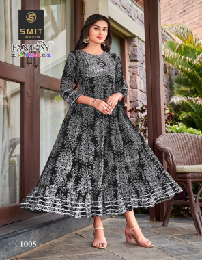 black pure rayon print with work | length - 48 inch fabric printed work festive 