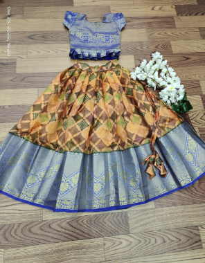 brown lehenga - pure jute silk ( semi stitched ) | blouse - banarasi lichi silk ( fully stitched )  fabric weaving work festive 