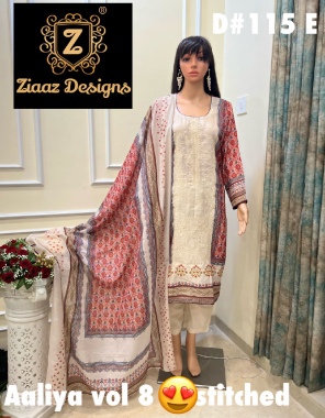 white top - muslin printed with self embroidery | bottom - cotton stitched | dupatta - muslin printed  fabric printed work festive 
