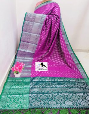pink pure handloom kanchipuram silk fabric weaving work party wear 