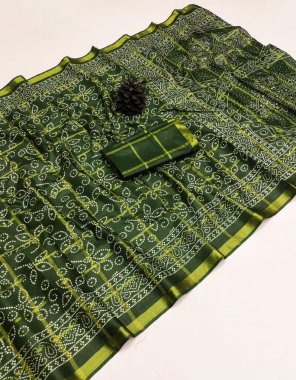dark green pure cotton heavy weaving zari fabric weaving work ethnic 