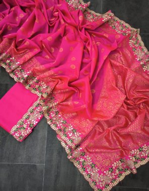 pink jacquard weaving  fabric weaving work festive 