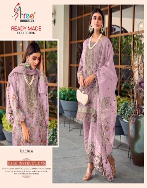 purple top - organza embroidered with khatli hand work | bottom - silk viscose | dupatta - net embroidered  fabric embroidery work casual 