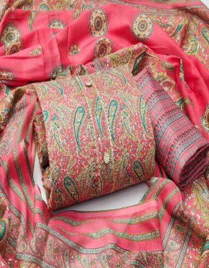 pink top - cotton printed ( 2.10 m) | bottom - cotton ( 2.40 m) | dupatta - cotton printed ( 2 m)  fabric printed work ethnic 