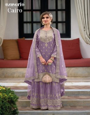 purple top - heavy silk with embroidery work | dupatta - net with embroidery work | plazo - heavy silk embroidery ( fornt & back work )  fabric embroidery work casual 