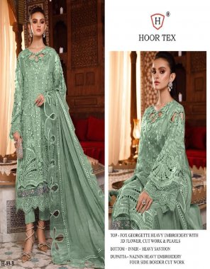 green top - fox georgette with embroidery sequance | bottom - santoon with patch work | inner - santoon | dupatta - georgette with embroidery | size - 56 ( 8xl )  fabric embroidery work festive 