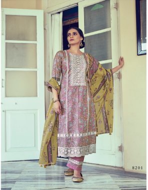 pink top - cotton block print with embroidery & lacework | bottom - cotton with embroidery & print patti | dupatta - mal mal cotton digital print with boder embroidery & lace work & latkan fabric embroidery work party wear 