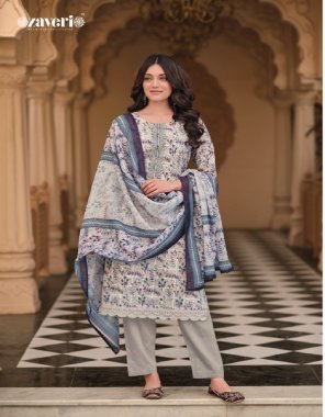 white top - heavy linen with embroidery work ( khatli handwork ) | dupatta - heavy linen | inner - cotton | bottom -cotton fabric embroidery work party wear 