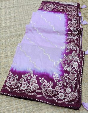 pink banarasi cotton silk  fabric weaving work party wear 