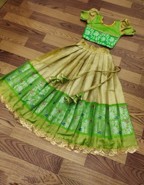 yellow lehenga - pure lichi silk with heavy zalar les ( full stitched ) | blouse - lichi silk ( full stitched )  fabric weaving work casual 