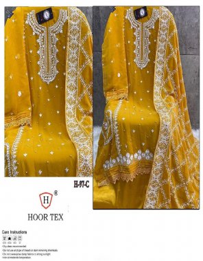 yellow top - fox georgette with embroidery sequance work | bottom & inner - santoon | dupatta - fox georgette with embroidery work | size - 56 ( 8xl)  fabric embroidery work festive 
