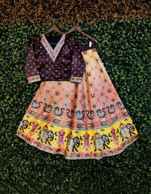 pink royal satin | lehenga length - 42 | waist - 42 approx |  blouse type - unstitched ( 0.80 cm) | lehenga type - semi stitched  fabric patola  printed work casual 