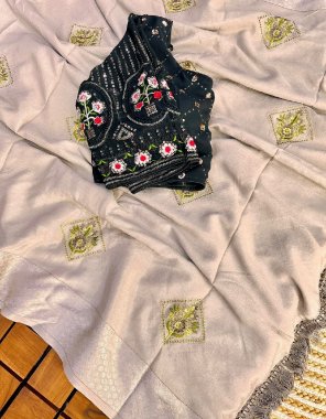 white saree - chinnon silk with heavy diamond swarovski work | blouse - georgette | size - 38 upto 42 fabric swarovski work work party wear 