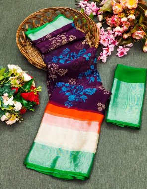 wine saree- soft tussar silk slub ( golden zari weaving ) | blouse - soft siffon silk slub ( running contrast blouse ) fabric weaving work ethnic 