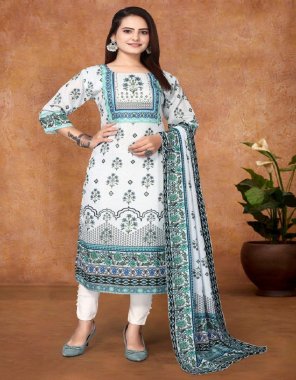 white kurti - muslin printed with sequance work | dupatta - muslin printed with sequance work fabric sequance work work party wear 