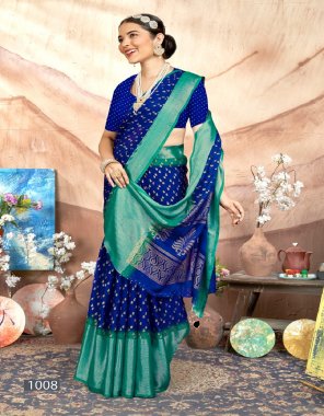 navy blue chiffon and fancy foil printed saree with unstitched blouse piece fabric printed work party wear 