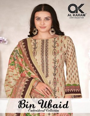 cream top - cambric cotton with full sleeves embroidery work ( 2.40 m) | bottom - heavy cotton material ( 2.25 m ) | dupatta - cotton mal mal material ( 2.25 m)  fabric embroidery work ethnic 