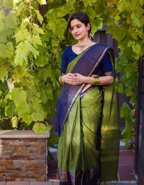 dark green banarasi soft silk saree fabric weaving work festive 