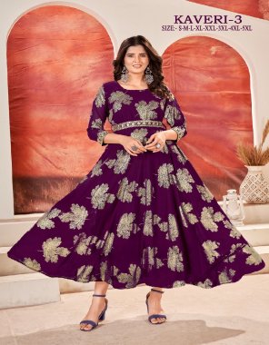 wine faux georgette with gold print with cotton linning attached | embroidery sequance work | length - 50 