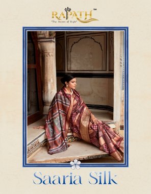 brown dola viscose with topclass printed  fabric printed work ethnic 