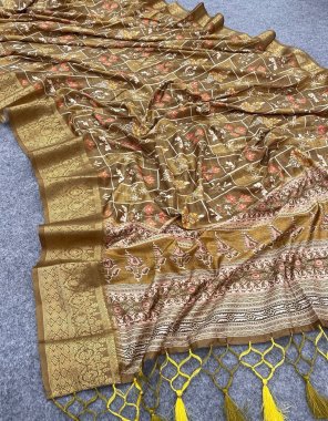 mahendi satin pure banarasi silk  fabric weaving work ethnic 