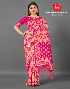 pink woven silk fabric jacqrad + weaving work casual 