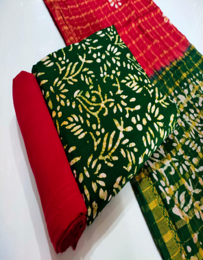 dark green top - rayon batik print ( 2.1 m) | bottom - rayon batik print ( 2.1 m) | dupatta - cotton zequard chex shaded print ( 2.1 m) fabric printed work casual 