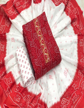 red top - pure cotton print ( 2.25m) | bottom - pure cotton print ( 2.50 m) | dupatta - cotton fancy printed dupatta ( 2.25 m)  fabric printed work casual 