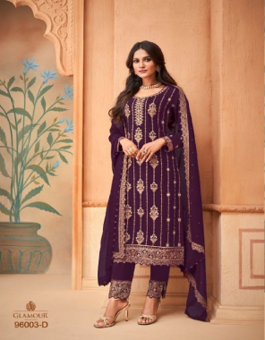 wine heavy faux georgette with embroidery thread work [ master copy ] fabric embroidery work ethnic 