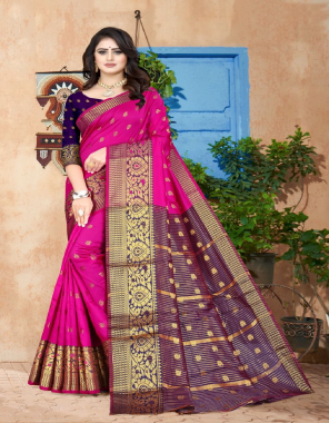 pink soft maithali silk fabric jacquard work ethnic 