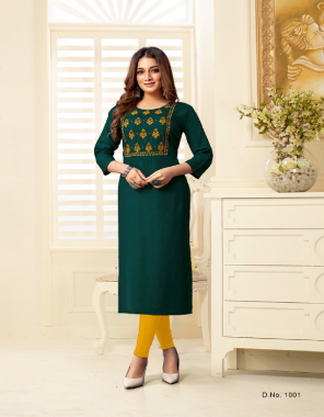 dark green 14 kg rayon with embroidery work fabric embroidery work festive 