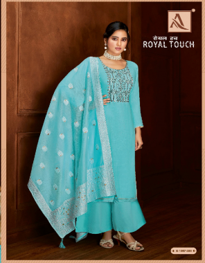 sky blue top - pure viscose rayon with lucknowi thread work and swarovski diamond | bottom - pure cotton solid | dupatta - pure hand weave lucknowi pallu dupatta four side piping lace with tassels fabric thread work work casual 