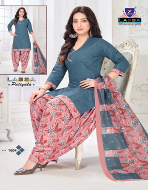 sky blue top - pure cotton printed (2.0 mtr) | bottom - pure cotton printed (2.0 mtr) | dupatta - pure cotton printed (2.0 mtr) fabric printed work ethnic 