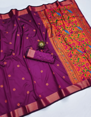 pink banarasi silk  fabric printed  work wedding 