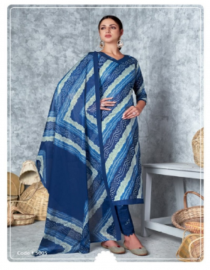 sky blue top - cotton print (2.50 mtr) | bottom - cotton printed (2.0 mtr) | dupatta - cotton (2.25 mtr)  fabric printed work ethnic 