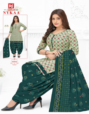 dark green fabric - cotton printed with inner | bottom - cotton printed with inner | dupatta - cotton printed (2.25 mtrs) | size - 3xl price - 410 | 4xl price - 420 fabric printed  work ethni 